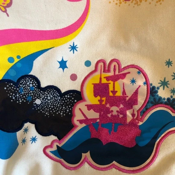 Rare Disney Women’s Tinker Bell Neverland Tote Bag - Picture 4 of 4